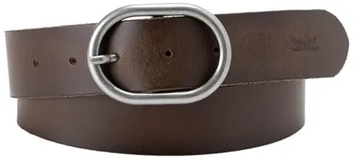 Produktbild: Levi's Damen Circle Buckle Core Gürtel, Braun (Brown), 95 cm (Herstellergröße: 95)