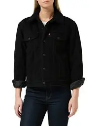 Produktbild: Levi's Damen Ex-Boyfriend Sherpa Trucker Jacke