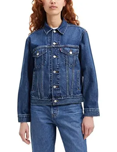 Produktbild: Levi's Damen Ex-Boyfriend Trucker Jacke,Indigo Worn,XS