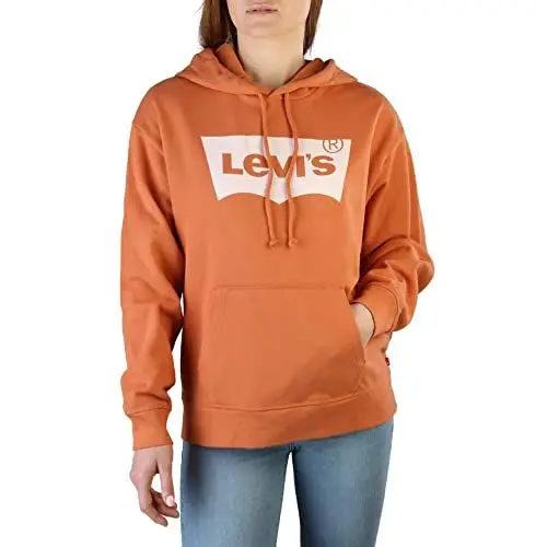 Produktbild: Levi's Damen Graphic Standard Hooded Sweatshirt Hoodie, Batwing Autumn Leaf, M