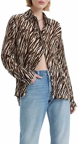 Produktbild: Levi's Damen Maeve Bluse, Tiger Ikat Almond Milk, XS