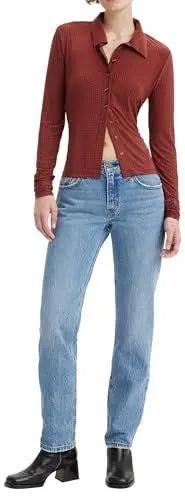 Produktbild: Levi's Damen Middy Straight Jeans, Good Grades, 32W / 31L