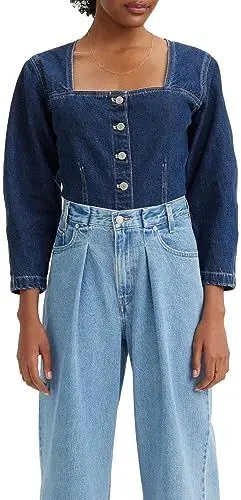 Produktbild: Levi's Damen Milo Denim Blouse Top