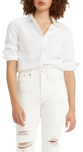 Produktbild: Levi's Damen New Classic Fit Bw Shirt Hemd, Bright White, XL