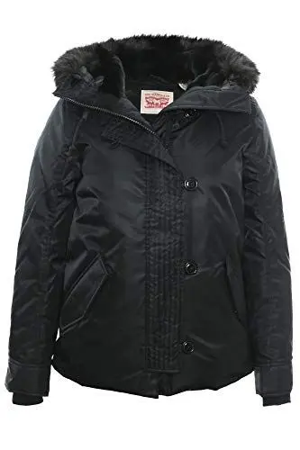 Produktbild: Levi's Damen Parka Parka ISABELA MID DOWN 34709, Gr. X-Small, Schwarz (Jet Black 0)