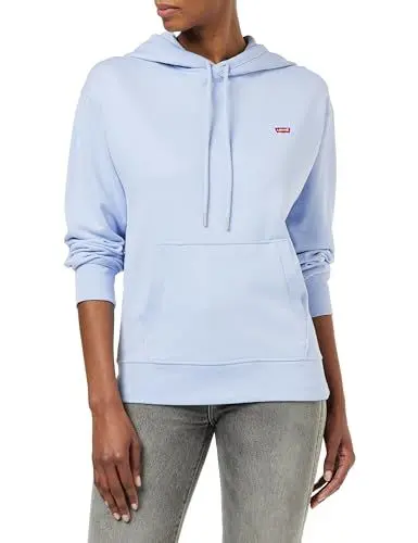 Produktbild: Levi's Damen Standard Sweatshirt Hoodie Kapuzenpullover,Brunnera Blue,XL