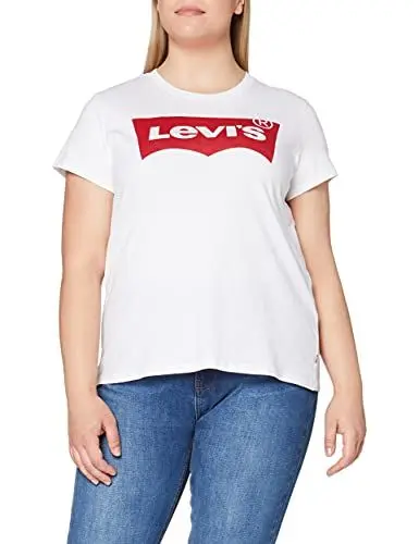 Produktbild: Levi's Damen The Perfect Tee T-Shirt,Batwing White,XL