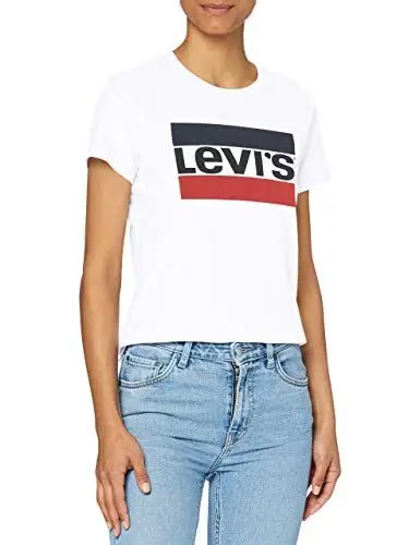 Produktbild: Levi's Damen The Perfect Tee T-Shirt,Sportswear Logo White,L
