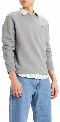 Produktbild: Levi's Herren-Sweatshirt mit Rundhalsausschnitt, Meißelgraues Heidekraut