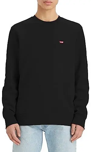 Produktbild: Levi's Herren-Sweatshirt mit Rundhalsausschnitt, Mineralschwarz