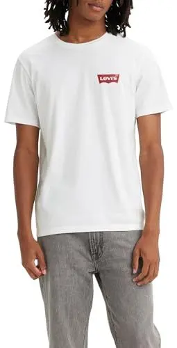 Produktbild: Levi's Herren 2-Pack Crewneck Graphic Tee T-Shirt, Batwing Srt Bright White, L