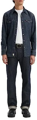 Produktbild: Levi's Herren 501 Original Fit Jeans Jeans, Rainforest Rigid Selvedge, 36W / 32L