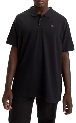 Produktbild: Levi's Herren Big & Tall Housemark Polo T-Shirt, Mineral Black, 3XL