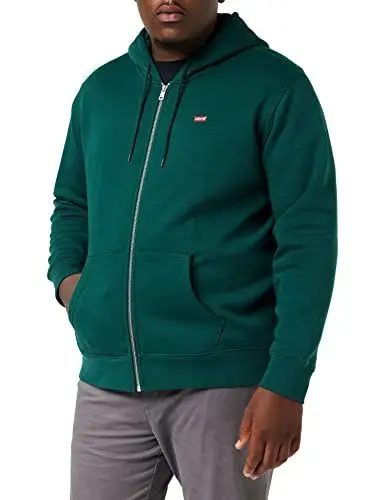 Produktbild: Levi's Herren Core NG Sweatshirt mit Reißverschluss Ponderosa Pine (Grün) XS