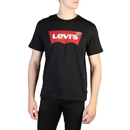 Produktbild: Levi's Herren Graphic Set-In Neck T-Shirt, Batwing Logo, Graphic H215-Hm Black, XS