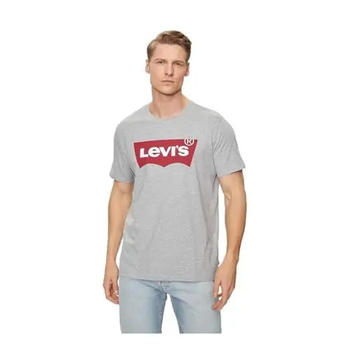 Produktbild: Levi's Herren Graphic Set-In Neck T-Shirt, Batwing Logo, Grey, M