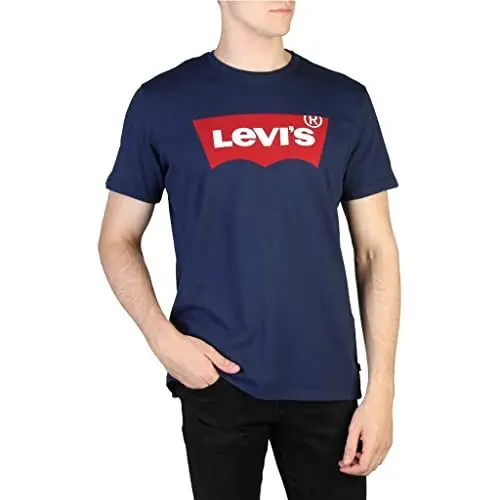 Produktbild: Levi's Herren Graphic Set-In Neck T-Shirt, Batwing Logo, Dress Blues, XL