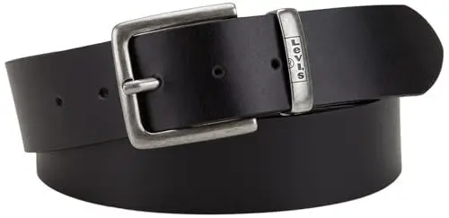 Produktbild: Levi's Herren NEW ALBERT Gürtel, Schwarz (Black), 110