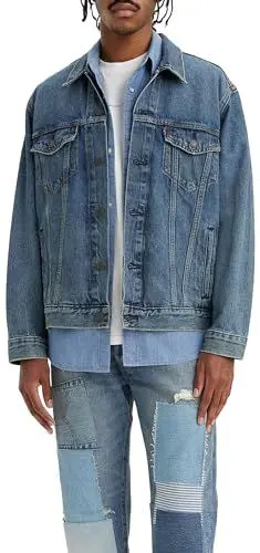 Produktbild: Levi's Herren New Relaxed Fit Trucker Jacke, Waterfalls, XL