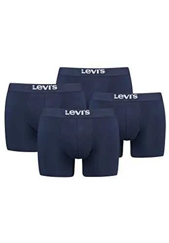 Produktbild: Levi's Herren Solid Basic Boxer Briefs, Farbe:Navy, Bekleidungsgröße:M