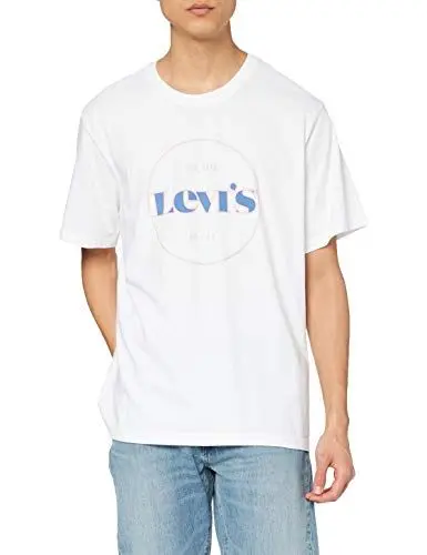 Produktbild: Levi's Herren Ss Relaxed Fit Tee T-Shirt,Ssnl Mv Logo *White*,S