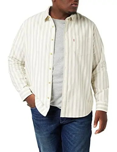 Produktbild: Levi's Herren Sunset 1-Pocket Standard Hemd,Sugar Swizzle,L