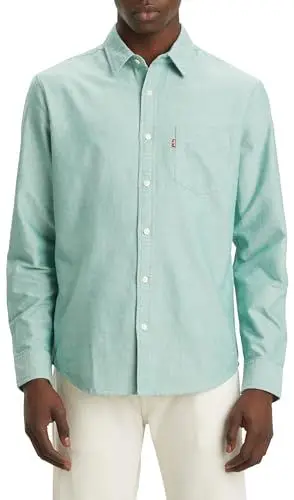 Produktbild: Levi's Herren Sunset 1-Pocket Standard Hemd mit Button-Down-Kragen, Shady Glade, L