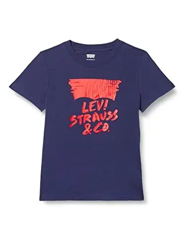 Produktbild: Levi's Jungen Kids LVB Sketched Logo Tee EF703 T-Shirt, Naval Academy, 12 Jahre, Naval Academy, 12 Jahre EU