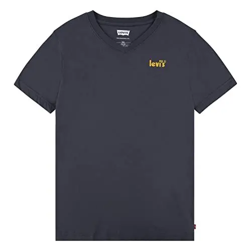 Produktbild: Levi's Kids Lvb poster logo v neck tee Jungen 10 Jahre India Ink