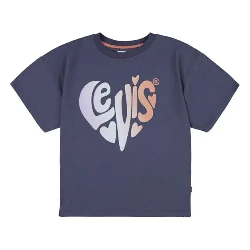 Produktbild: Levi's Kids Lvg heart levis oversized tee Jungen Couronne Bluee. 6 Jahre