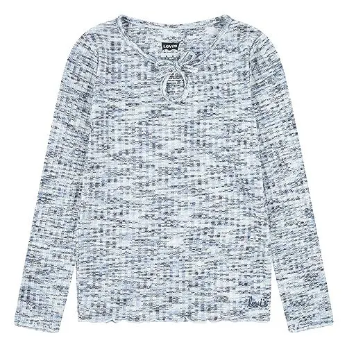 Produktbild: Levi's Kids Lvg space dye ls knit top Mädchen Couronne Bluee. 4 Jahre