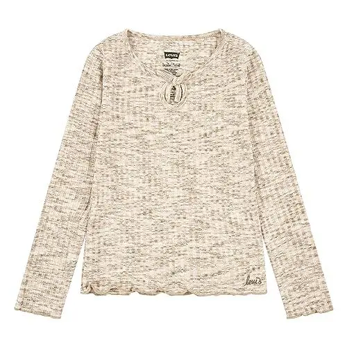 Produktbild: Levi's Kids Lvg space dye ls knit top Mädchen Crème Brûlée. 3 Jahre