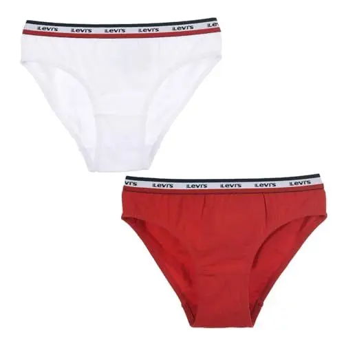 Produktbild: Levi's Kids Mädchen LHG Sportswear Elastic Bikini 4L0177 Unterwäsche, Dress Blues, S