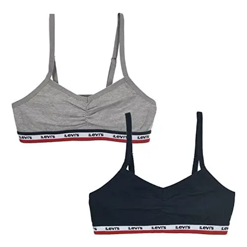 Produktbild: Levi's Kids Mädchen LHG Sportwear Surplice Bra 4L0181 BH, weiß, S