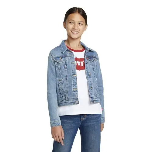 Produktbild: Levi's Kids Stretch trucker jacket Mädchen Matter Of Fact 12 Jahre