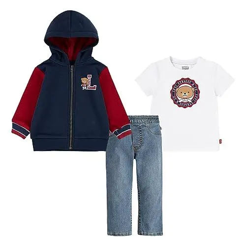 Produktbild: Levi's Kids Varsity jacket denim set Baby Jungen Dress Blues 24 Monate
