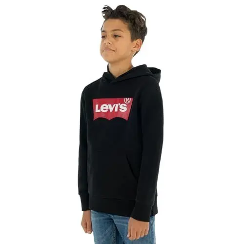 Produktbild: Levi's Kids batwing screenprint hoodie Jungen Schwarz 14 Jahre