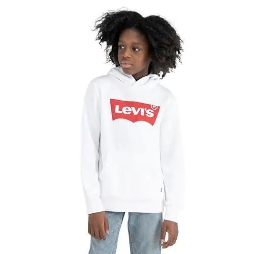 Produktbild: Levi's Kids batwing screenprint hoodie Jungen Weiß 12 Jahre