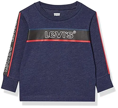 Produktbild: Levi's Kids long sleeve graphic tee Baby Jungen Peacoat Heather 6 Monate