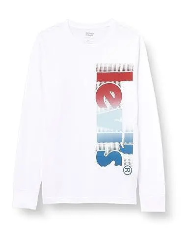 Produktbild: Levi's Kids long sleeve graphic tee sh Jungen Weiß 14 Jahre