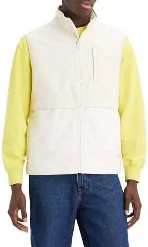 Produktbild: Levi's Men's Geary Fleece Denim Vest, Rainy Day, M