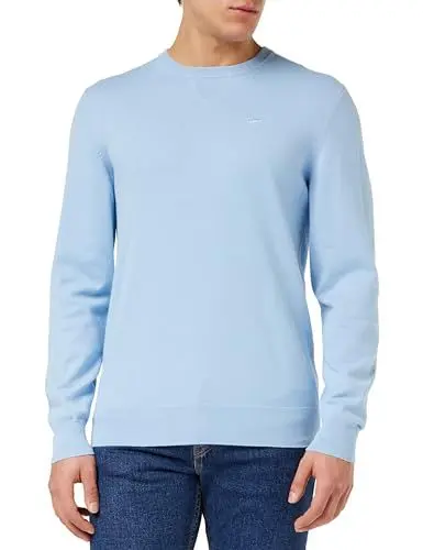 Produktbild: Levi's Men's Lightweight Housemark Sweaters, Soft Chambray Blue, L