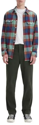 Produktbild: Levi's Men's XX Chino Authentic Straight Casual Khaki, Pirate Black Soft GD, 36W / 32L