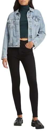Produktbild: Levi's Damen Mile High Super Skinny Jeans , Black Celestial , 32W / 28L