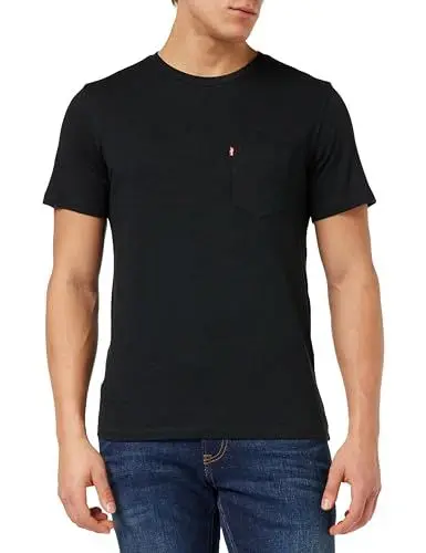 Produktbild: Levi's Herren Short Sleeve Classic Pocket Non Graphic TEES, Mineral Black, L EU