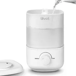 Produktbild: LEVOIT Top-Fill Luftbefeuchter bis 25H für Schlafzimmer Kinderzimmer, 23dB leise Humidifier für Baby Pflanzen, Raumbefeuchter mit 360° drehbarer Düse, automatische Abschaltung