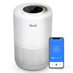 Produktbild: LEVOIT Luftreiniger HEPA Filter für Allergiker, Luftfilter gegen Schimmel Staub Pollen Gerüche, CADR 170m³/h bis zu 35㎡ Raucherzimmer, Air Purifier Schlafmodus Nachtlicht Timer, App Steuerung