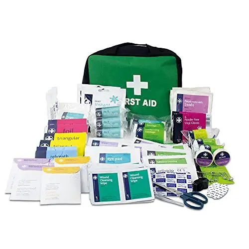 Produktbild: Lewis-Plast Reliance Medical Erste-Hilfe-Set Tasche – 309-teiliges Überlebensset – Sicherheits-Essentials für Reisen, Auto, Zuhause, Camping, Arbeit, Wandern, Urlaub – Packzubehör – extra groß