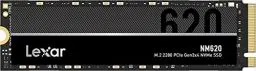 Produktbild: Lexar NM620 SSD 512GB, M.2 2280 PCIe Gen3x4 NVMe 1.4 Interne SSD, Bis zu 3500MB/s Lesen, 2400MB/s Schreiben, 3D NAND Flash Solid-State-Laufwerk für PC-Enthusiasten und Gamer (LNM620X512G-RNNNG)
