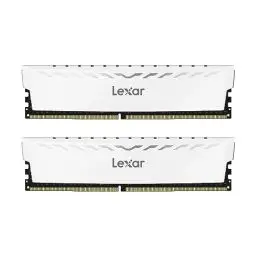 Produktbild: Lexar THOR DDR4 RAM 16GB Kit (8GB x 2) 3600 MHz, DRAM 288-Pin UDIMM Desktop Memory, XMP 2.0 Hochleistungs Arbeitsspeicher, CL18-22-22-42, 1.35V (LD4BU008G-R3600GDWG)